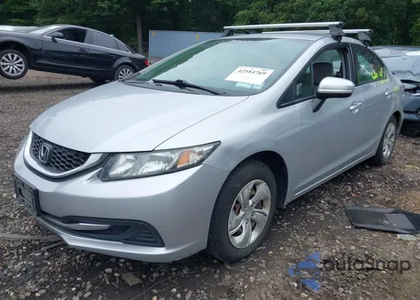 2014 Honda Civic Lx из США, поврежденный, VIN 2HGFB2F57EH540954
